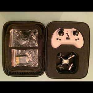 SOLD -New High Performance Mini Drone With Controller Case 4 Modes Charging Cord